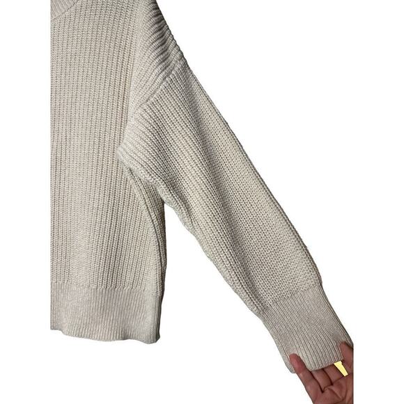 Universal Thread Women's Long Sleeve Knitted Soft Pullover Sweater Size 1X Cream - Picture 3 of 8
